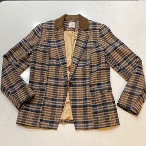 Plaid blazer